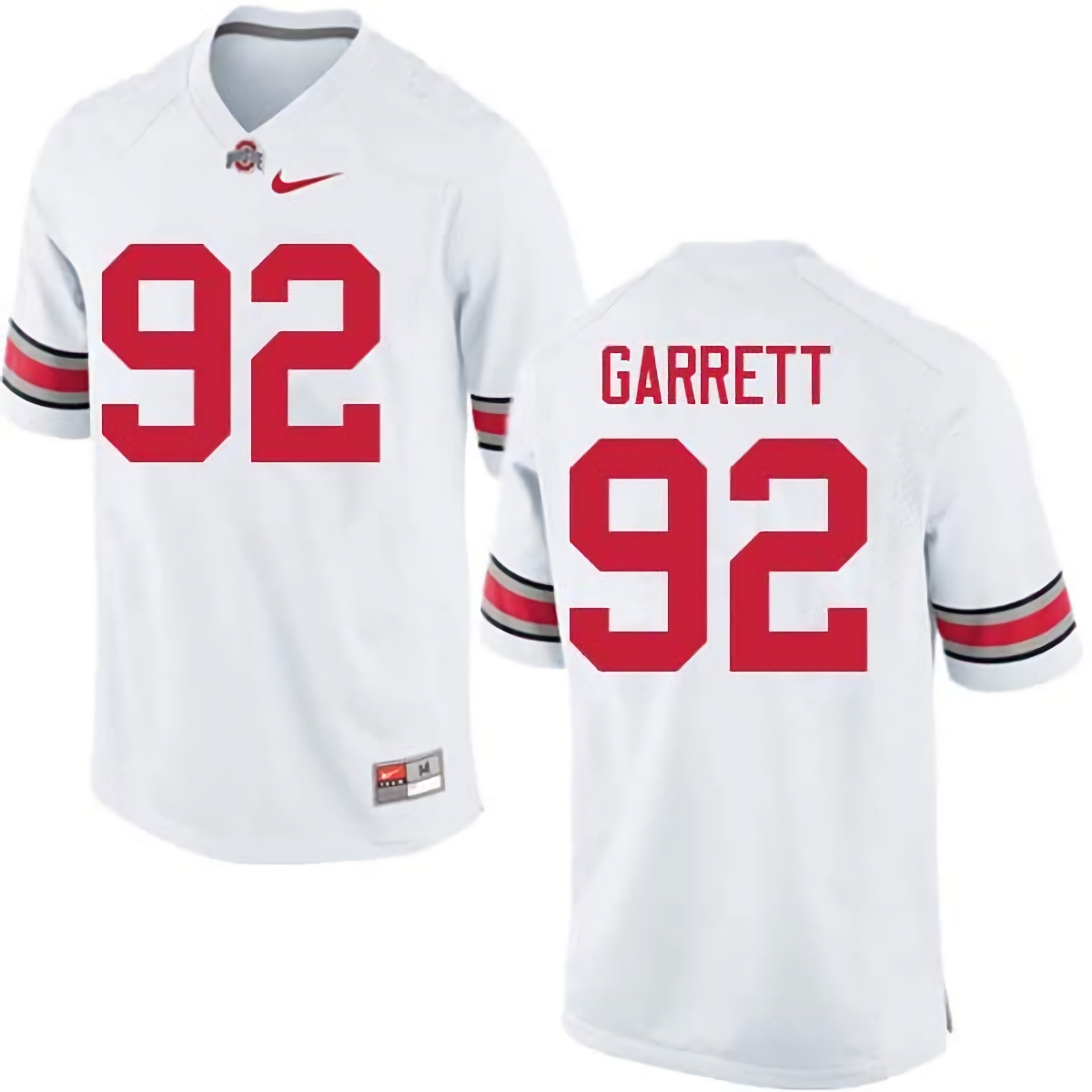 Haskell Garrett Ohio State Buckeyes Men's NCAA #92 Nike White College Stitched Football Jersey UEY0256KT